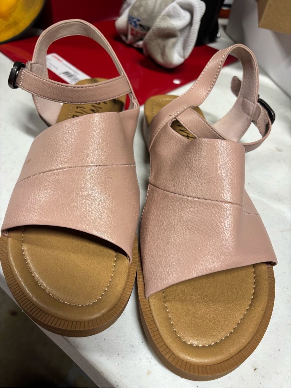 Blowfish Women’s Blush Pink Slingback Leather Sandals